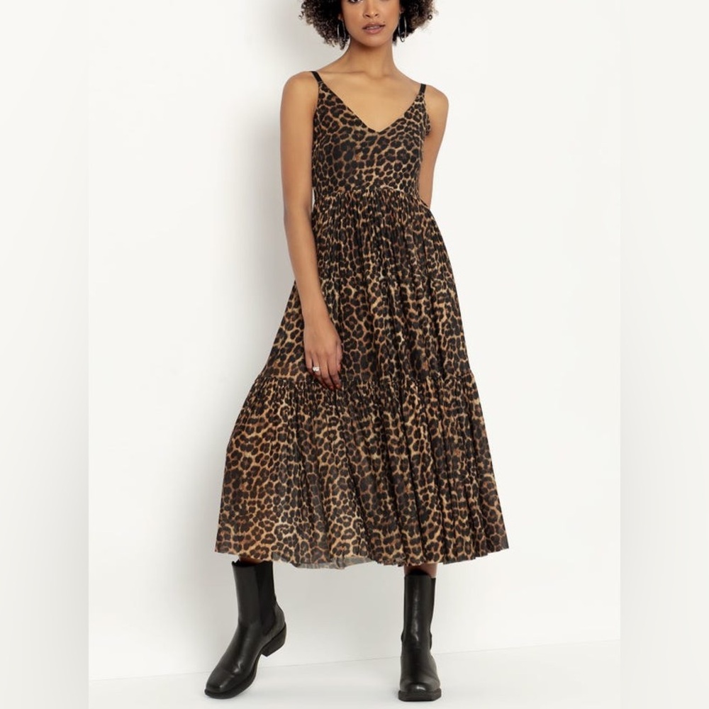 Claws out sheer midaxi dress